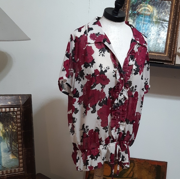 Womens Sheer Blouse MILLERS - Picture 6 of 8